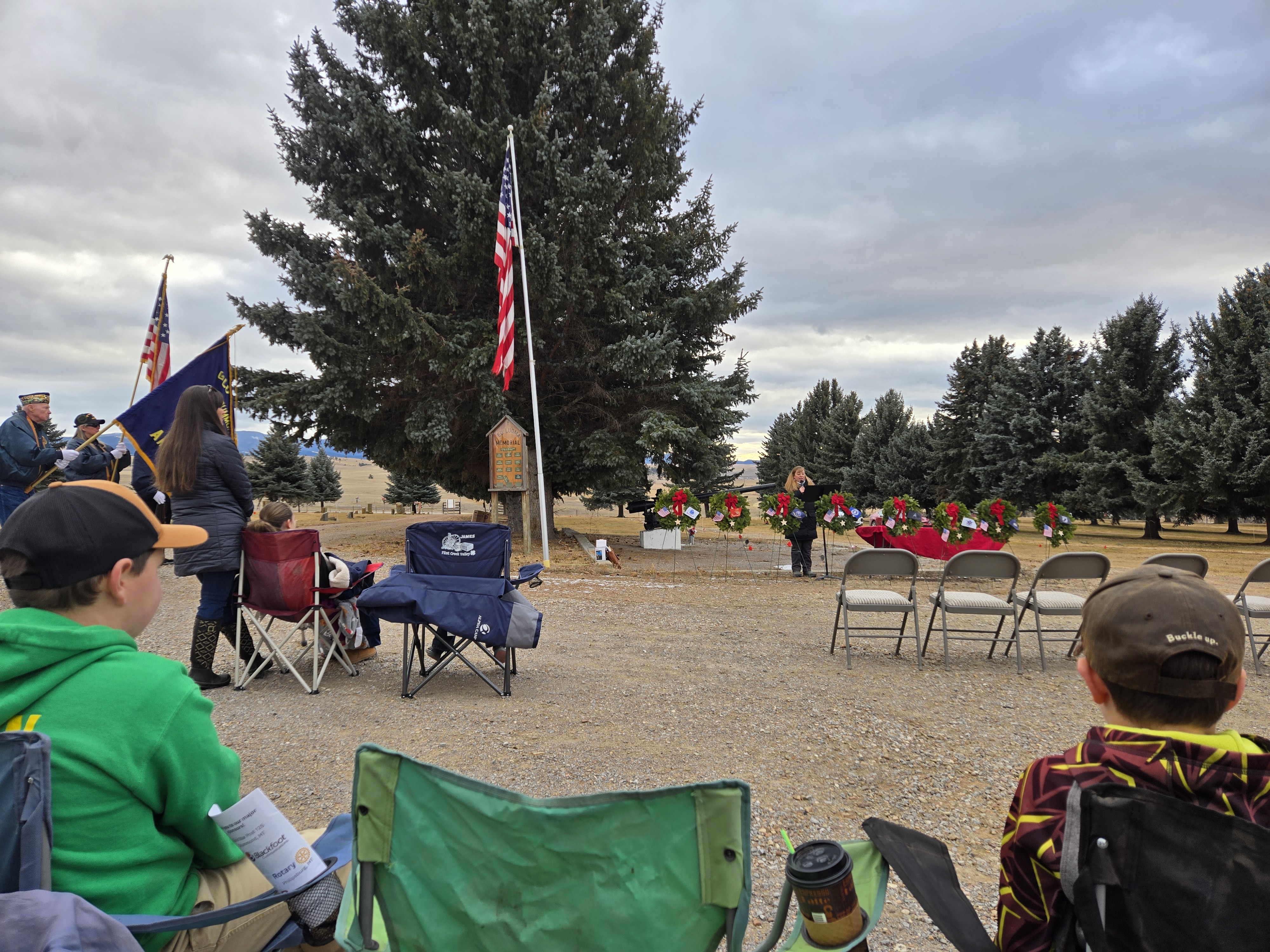 Granite County 4-H members participate honoring veterans by placing wreaths on over 500 graves in the county.